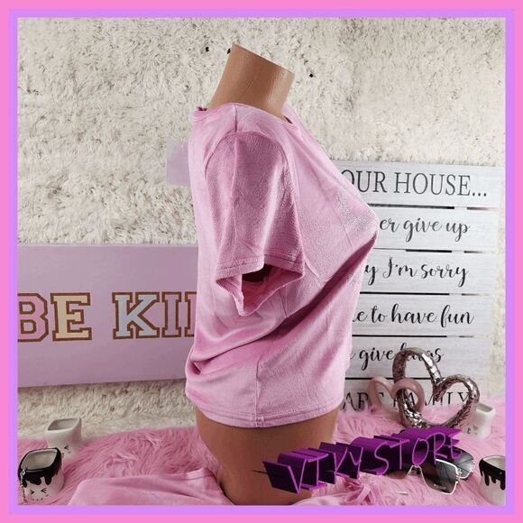 NWT {Juicy Couture} 2 Pieces Lavender Pajama Shirt ans Pants Studded Logo XL NWT - Picture 6 of 6